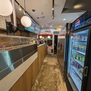 the inside of the restaurant