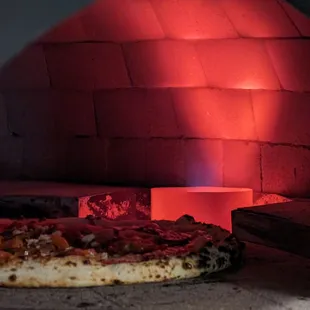 interior, pizza