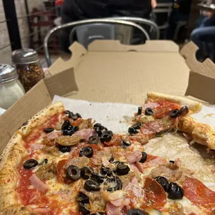 pizza, food