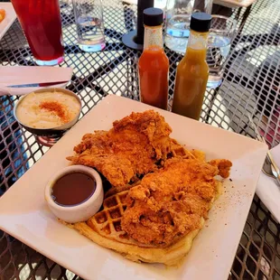 Chicken & Waffle Plate