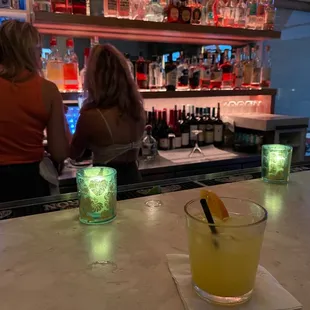 two women at the bar