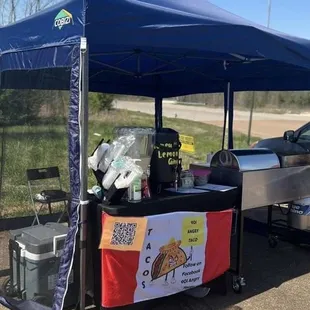 view of 901 Angry Tacos' food tent