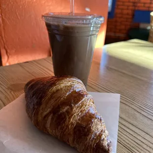 Zebra Mocha and Croissant