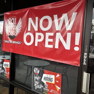 now open sign in window