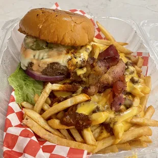 Classic Burger with 904 Fries