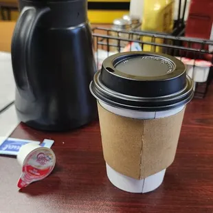 Coffee with coffee pot