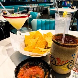 Margarita, chips