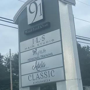 Front sign