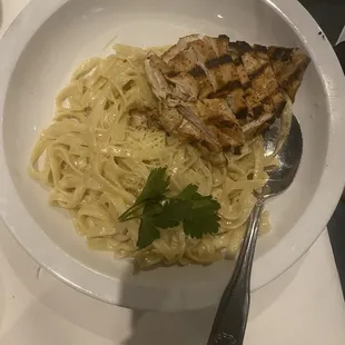 Chicken fettuccine Alfredo
