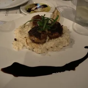Blackened Scallop Risotto