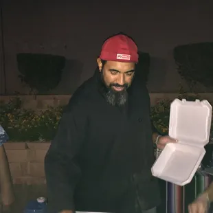 911 Taco Bar Fabulous food and perfect way to do a backyard party , they do it all for you!