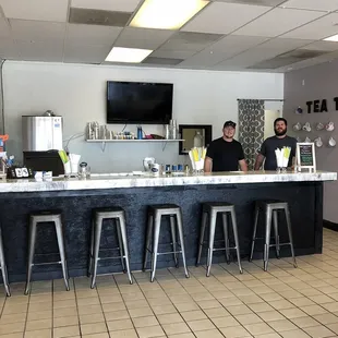 Counter Area with Friendly Employees