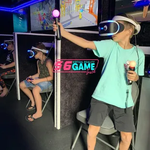 Our games pack a punch! Regular, non-virtual reality games also included.