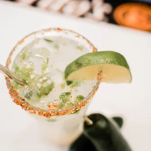 Jalapeno Margarita!! Warming up these cold months!!