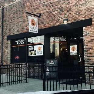 Restaurant entrance