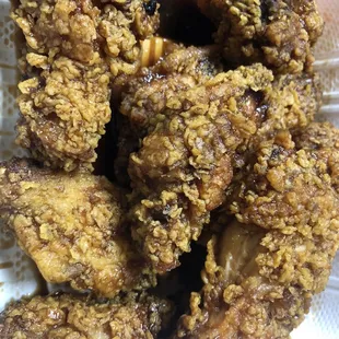 10 piece soy garlic spring onion chicken wings