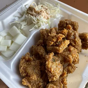 Popcorn Chicken Lunch Special (TikTok: @justandyvu)