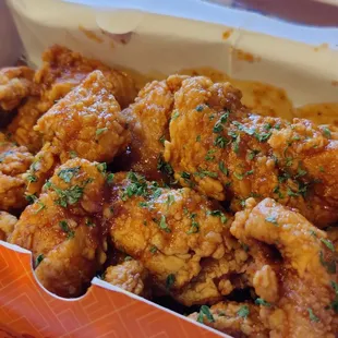 a box of fried chicken