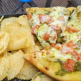 Flat bread option  - no pizza or burger at this joint