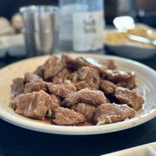 Hand Rub Season Steak