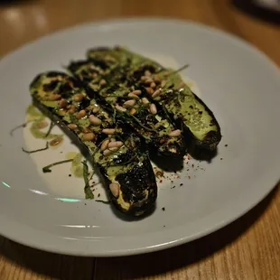 Amazing grilled cucumbers...who knew??