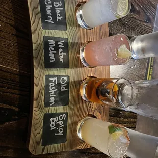 Tap flight drink taster