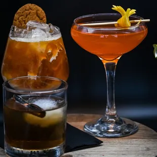 two different cocktails