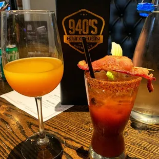 Mimosa &amp; Tito's Bloody Mary