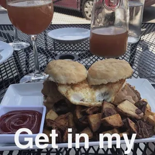 Fried Chicken Biscuit Sliders