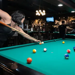 Pool Hall with Food
