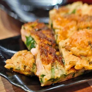 Seafood pancake