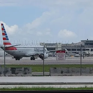 American Airlines takoff