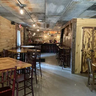 the interior of a restaurant