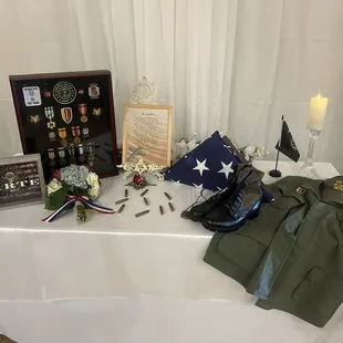 Memorial table