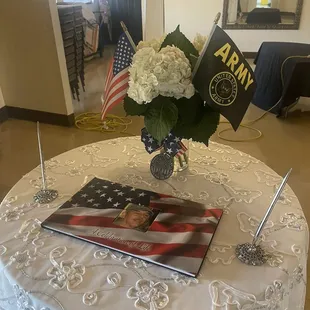 Guest sign in table