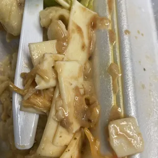 Cheese from my potato.