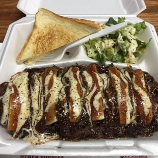 The Two meat(brisket+hotlink) smoked potato. It's just too beautiful inside and out.