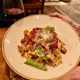 Wild Mushroom Pappardelle Pasta