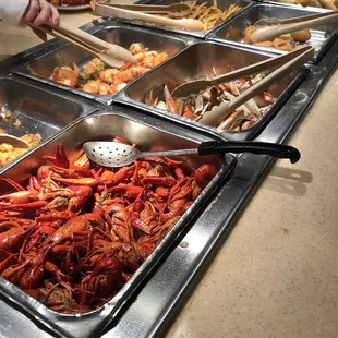 Crawfish and hot items