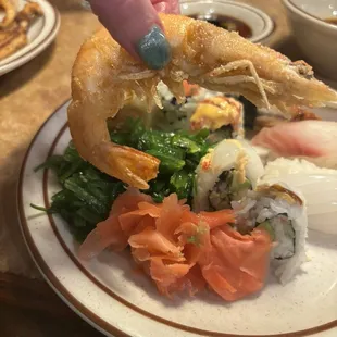 Look at this tasty shrimp! The head has the best flavor!
