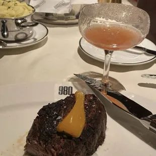 Filet mignon and Joel Robuchon potato purée
