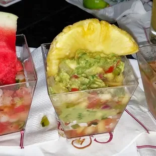Ceviche Guac Flight