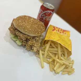 Crispy Chicken Sandwich (Thigh) Meal