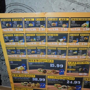 the price of the restaurant