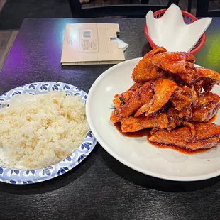 Korean Sauce Chicken &amp; Steamed Rice