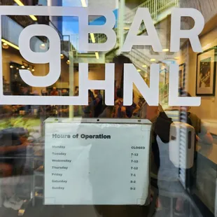 New hours