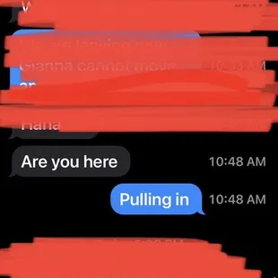 Another time stamped photo of when we pulled into the parking lot