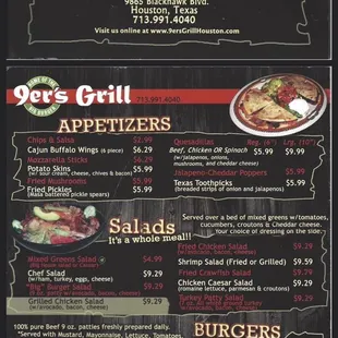 Menu from online