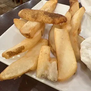 Raw fries