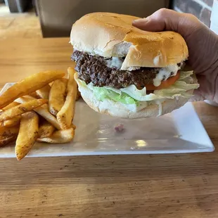 A Texas sized burger!